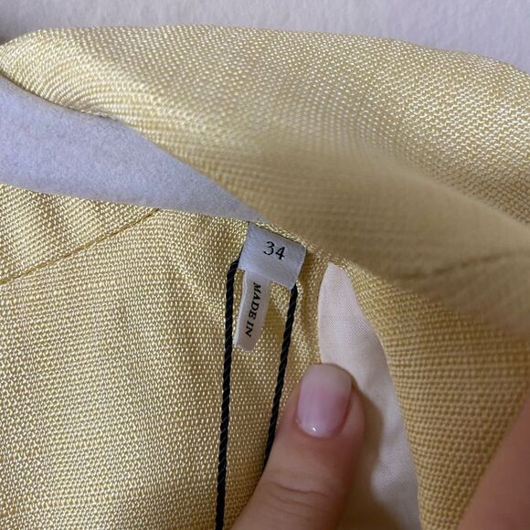 NWT Sandro Jaun Citron Mini Yellow Dress Size XS - Picture 14 of 15